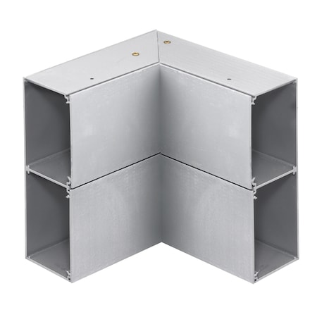 Hubbell Wiring Device-Kellems Internal Elbow Raceway, HBLALU5000 Series, 6 in W, 1.66 in H, 6 in L HBLALU5017